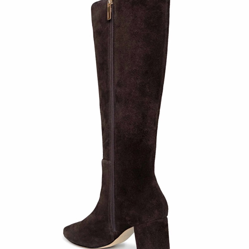 NEW ! L'AGENCE Black Suede Heeled Boots